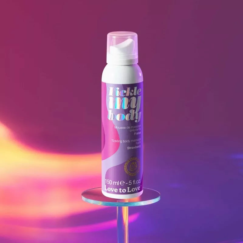 Tickle My Body Massage Oil in Strawberry