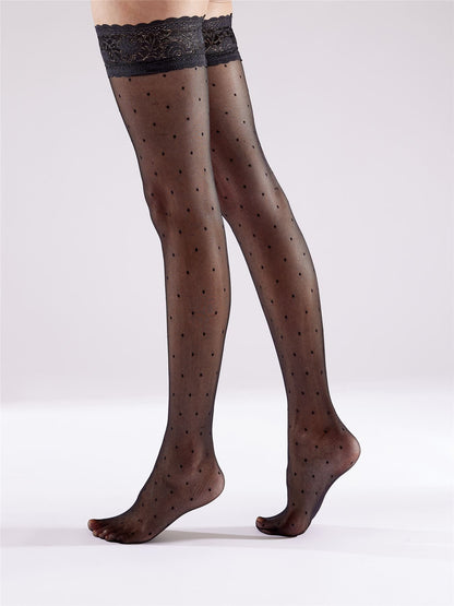 Sheer Spot Hold Ups - Pretty Polly