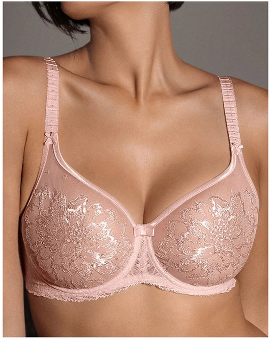 Amour Underwired Seamless Bra In Crystal - Empreinte