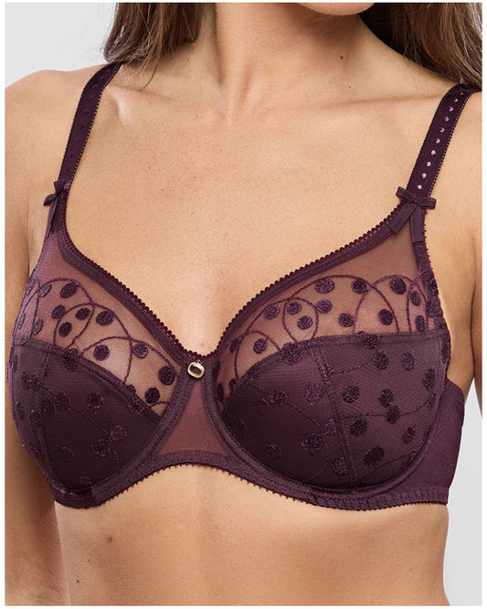Tess Full Cup Bra in Amethyst- Empreinte
