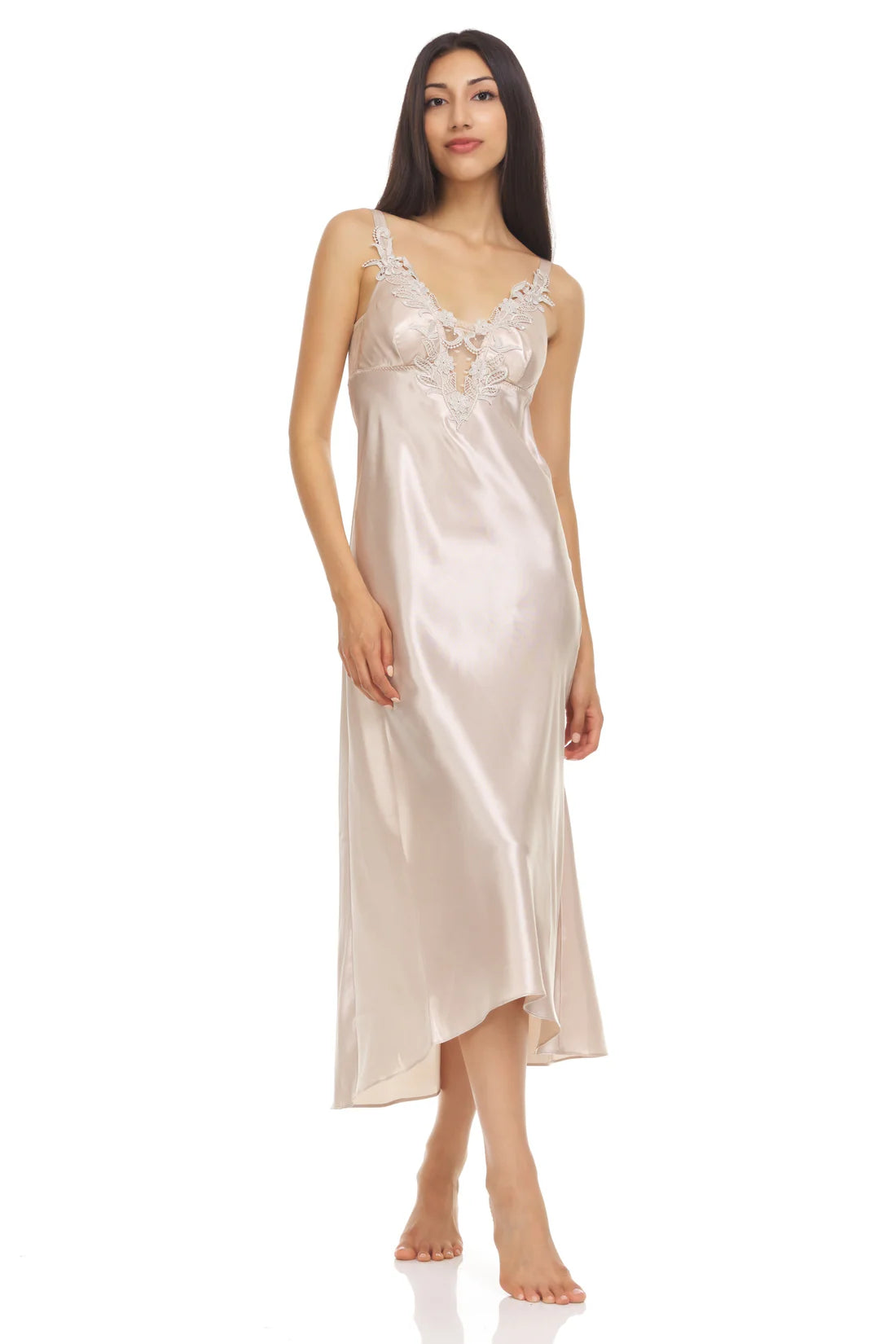 Stella Gown in Almond - Flora Nikrooz