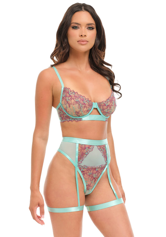 Adaline Embroidered 2 Piece Set - Oh La La Cheri
