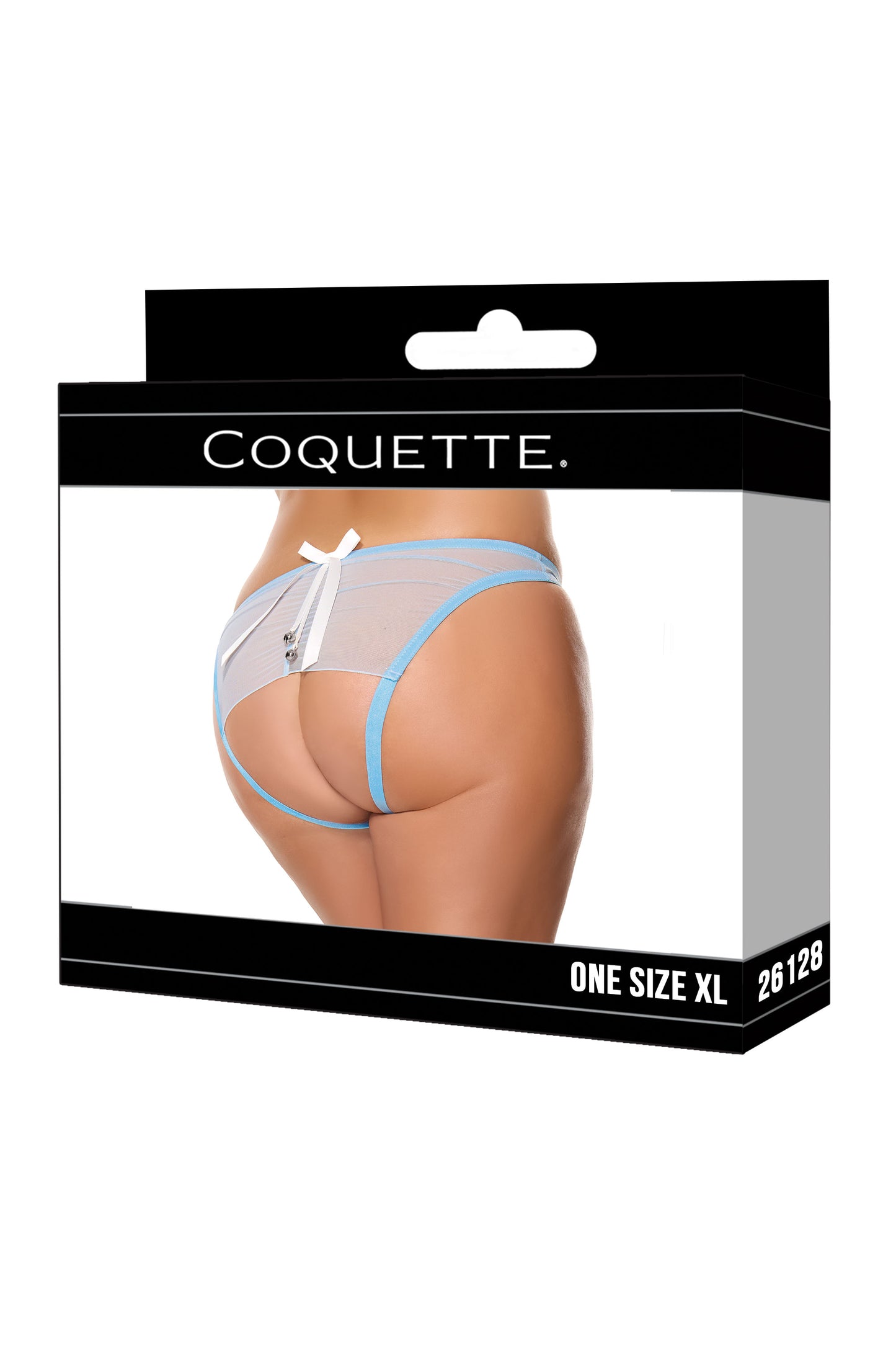 Blue Belle Crotchless Panty - Coquette
