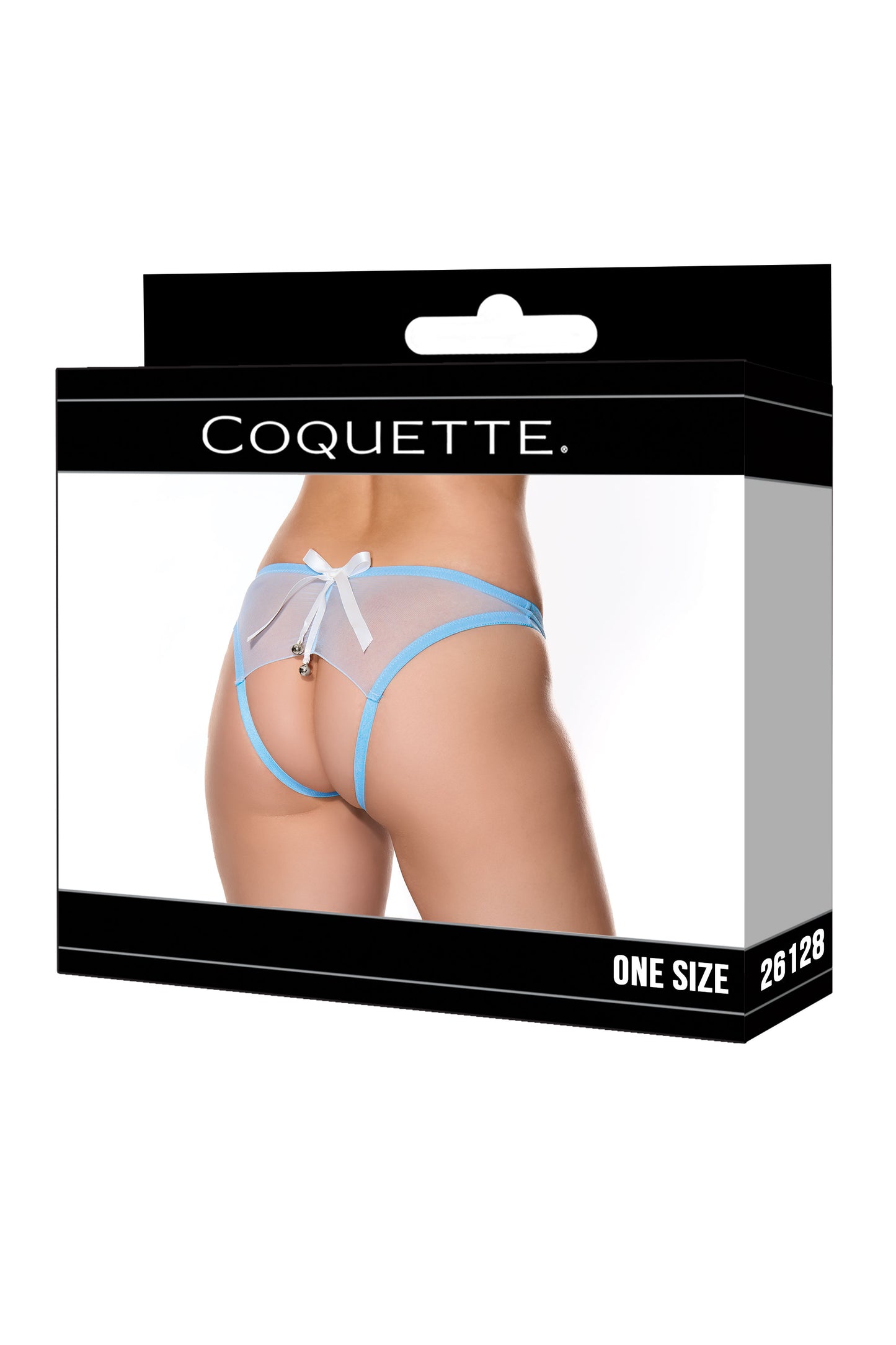 Blue Belle Crotchless Panty - Coquette