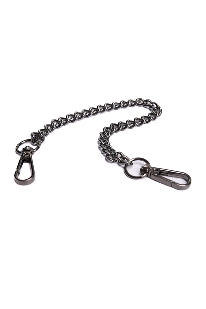 Chain-Link Cuffs In Grey - Coquette