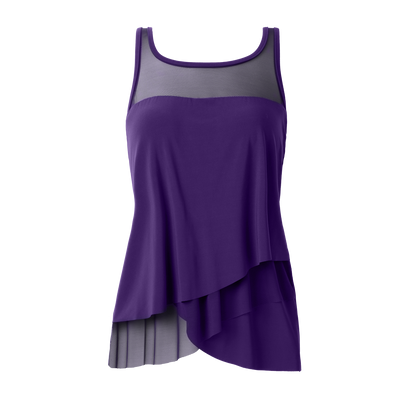 Tankini Illusion à Maintien Latéral Noir - Miracle Suit