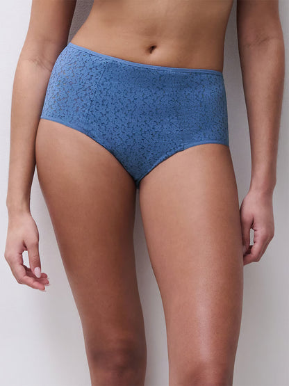 Norah High Waist Brief In Ocean Blue - Chantelle