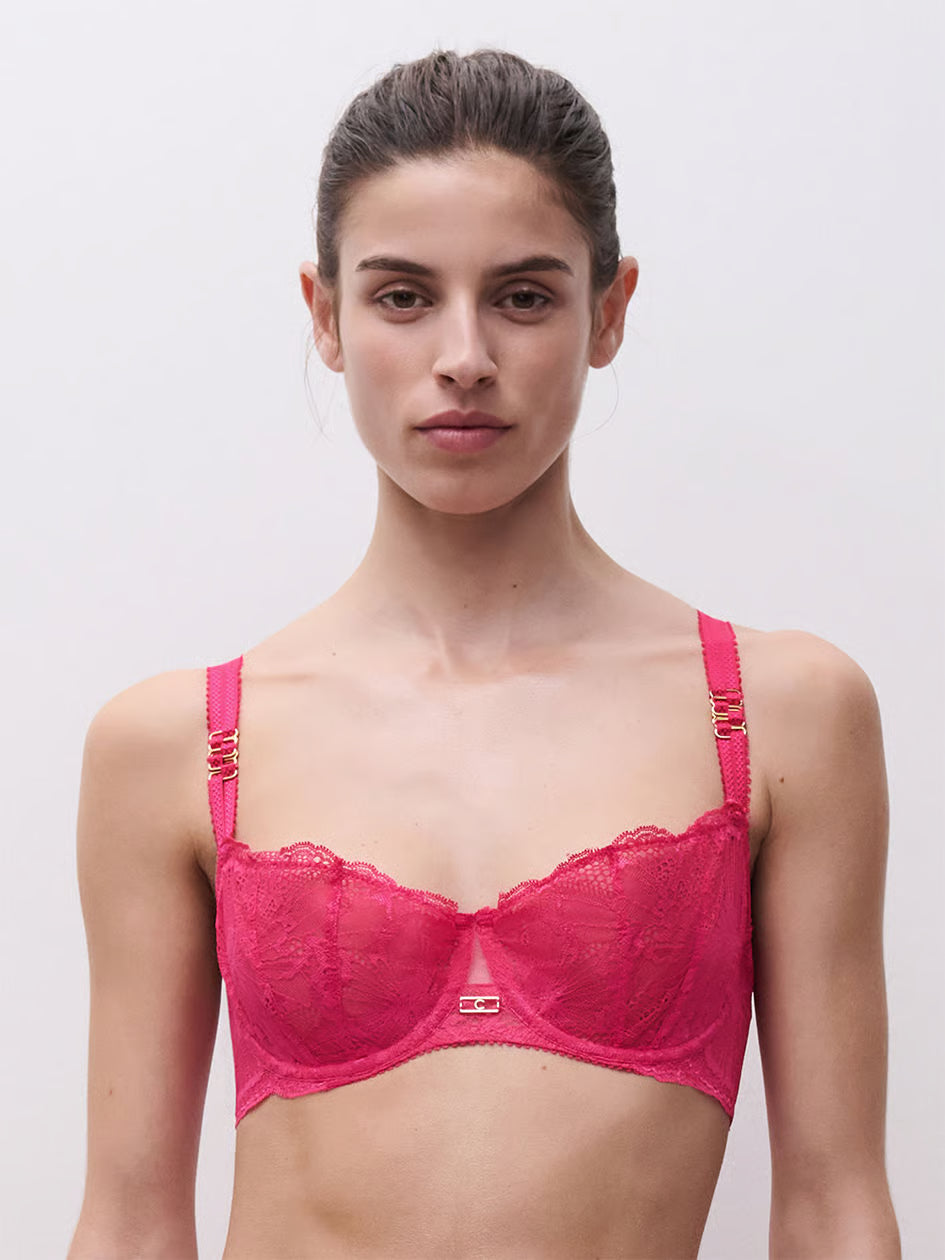 Muse Half Cup Bra In Lipstick - Chantelle