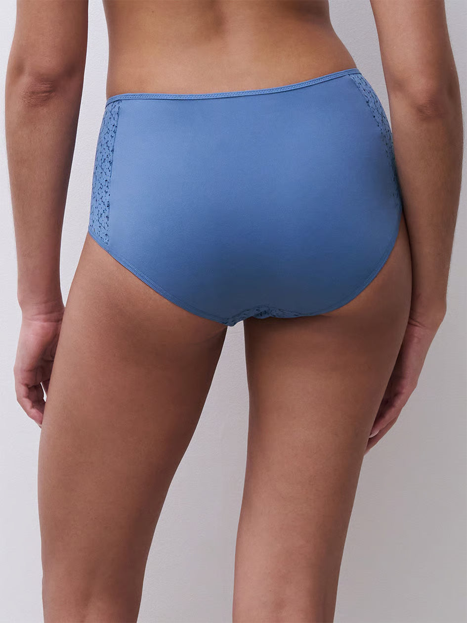 Norah High Waist Brief In Ocean Blue - Chantelle