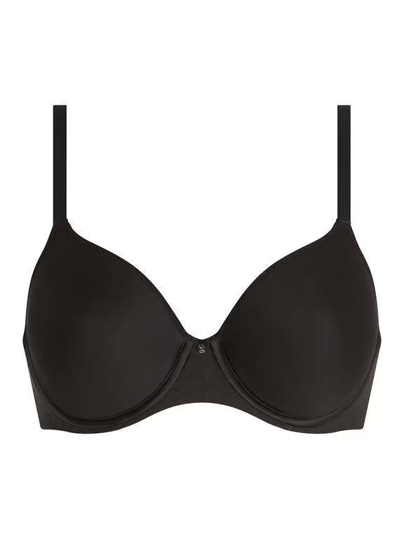 Comfort Chic Back Smoothing T-Shirt Bra in Black - Chantelle