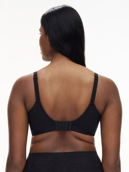 Comfort Chic Back Smoothing T-Shirt Bra in Black - Chantelle