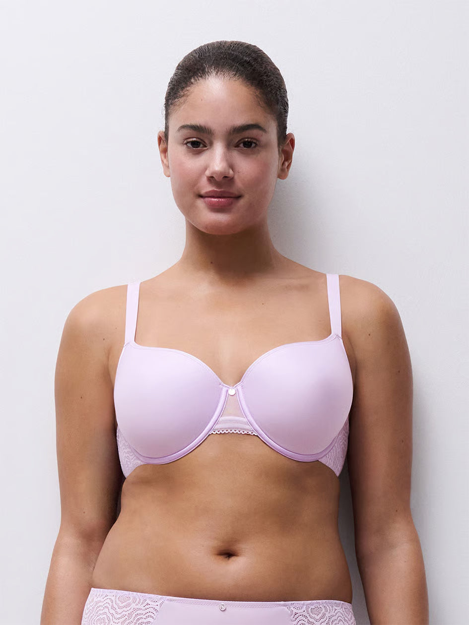 C Jolie Memory Foam Bra In Mauve - Chantelle