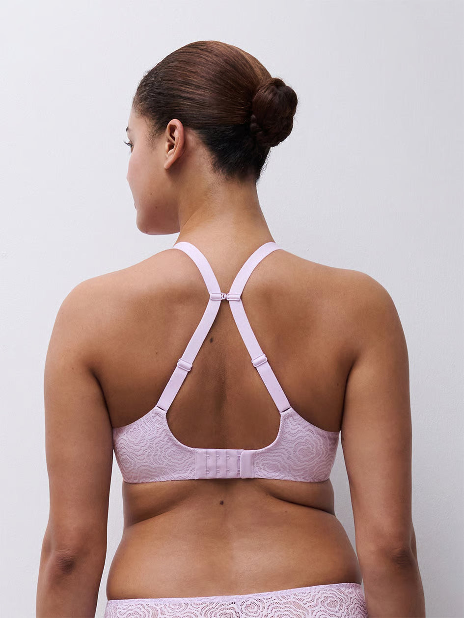 C Jolie Memory Foam Bra In Mauve - Chantelle
