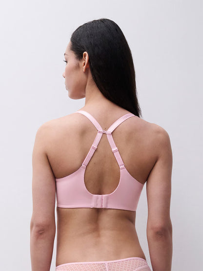 Norah Chic Plunge T-Shirt Bra In Candy Pink - Chantelle