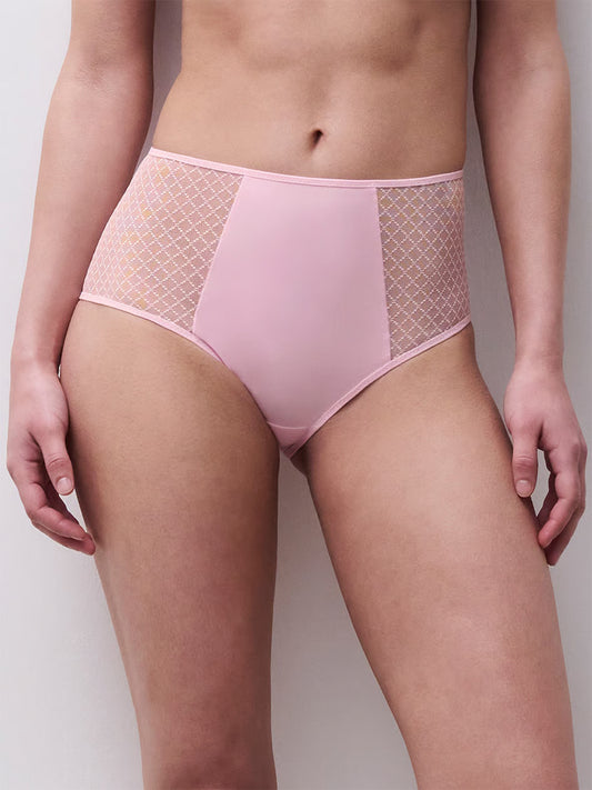 Norah Chic High Waist Full Brief In Candy Pink - Chantelle