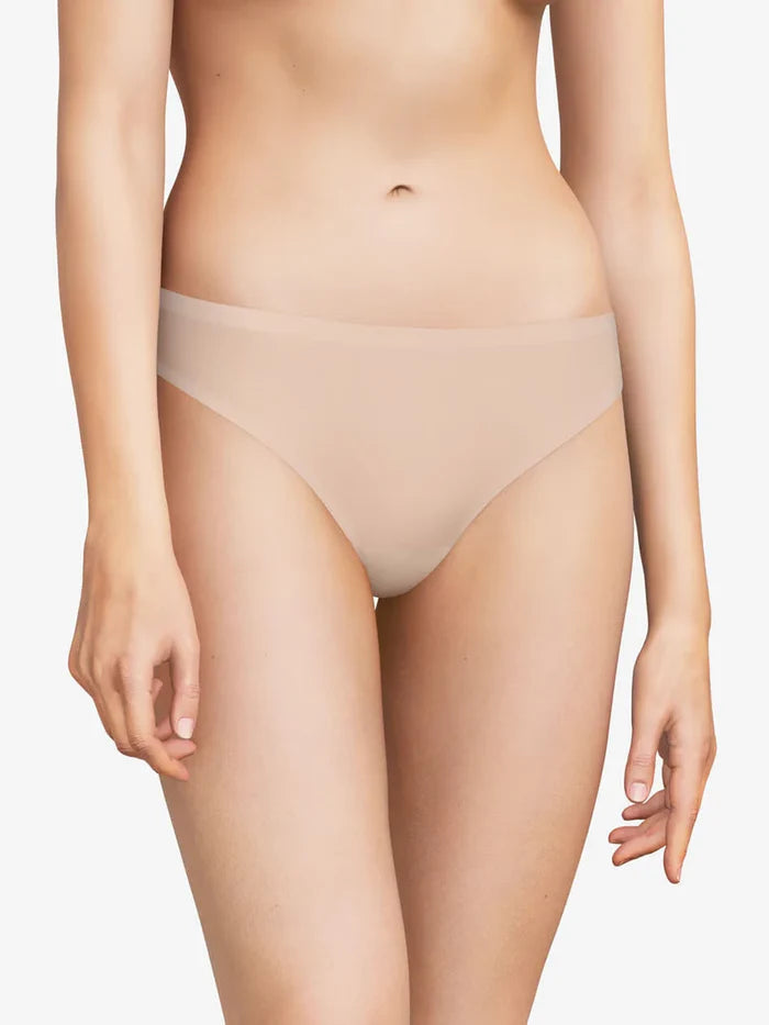 Softstretch Seamless Retro Thong in Ultra Nude - Chantelle