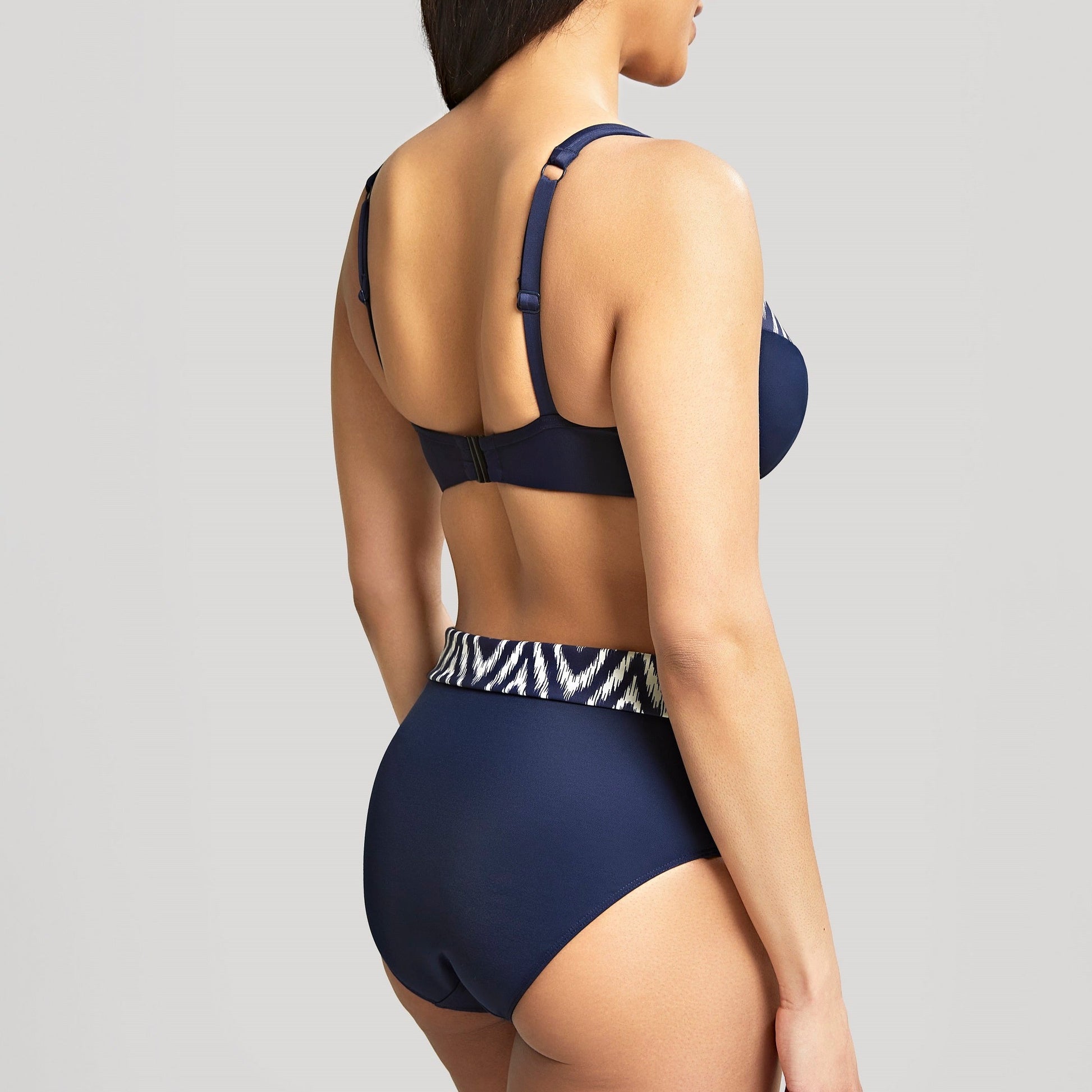 Oceana Plunge Bikini Top In Navy - Panache – BraTopia