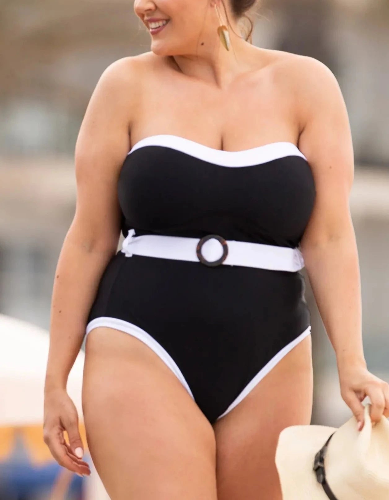 Pour moi 2025 black swimming costume