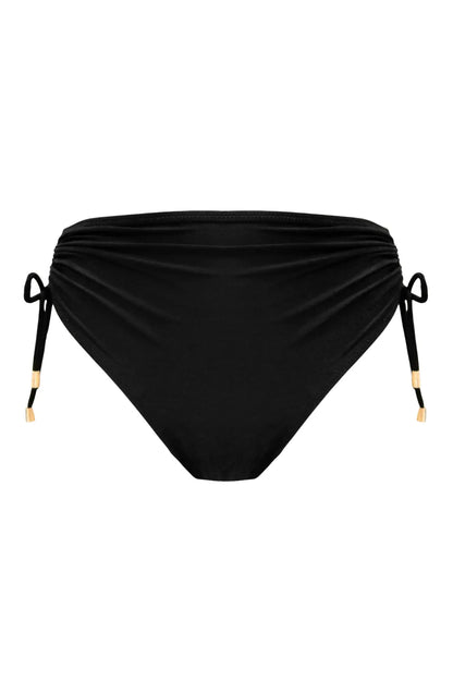 Santa Cruz High Leg Adjustable Side Bikini Brief In Black - Pour Moi