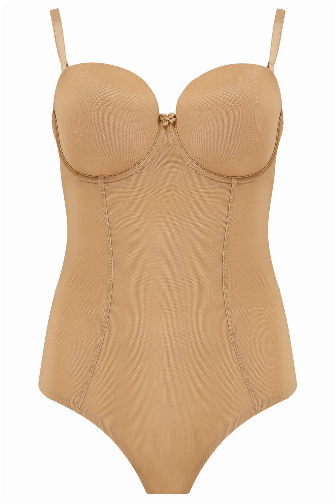 Definitions Push Up Strapless Bra In Natural Beige - Pour Moi