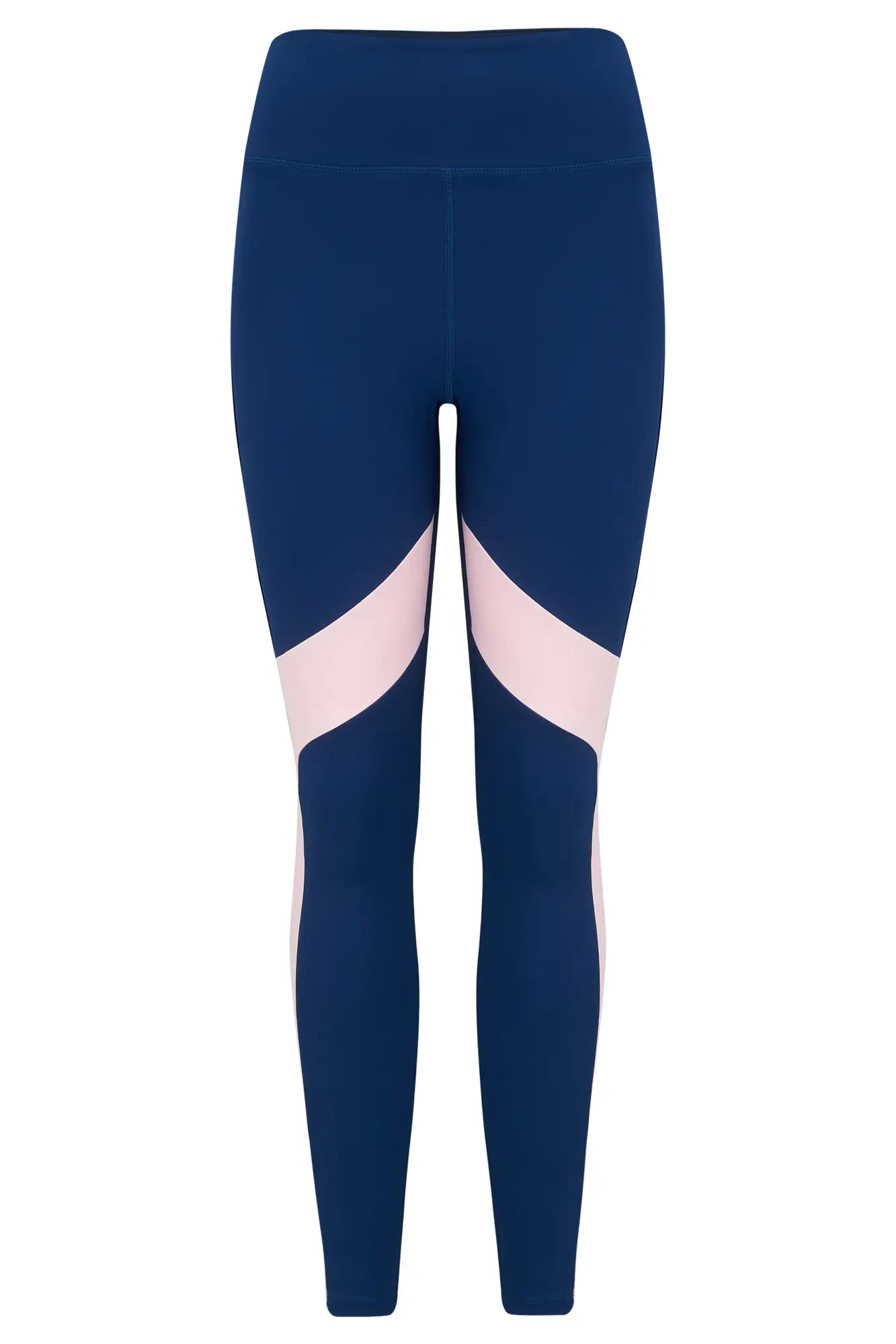 Energy Logo Elastic Legging In Navy & Pink - Pour Moi
