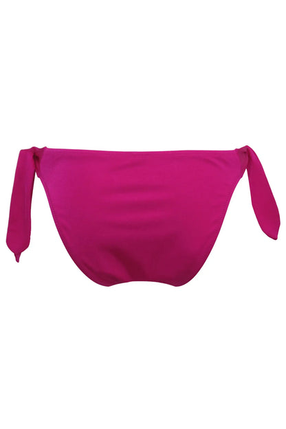 Azure Tie Side Bikini Brief In Pink - Pour Moi