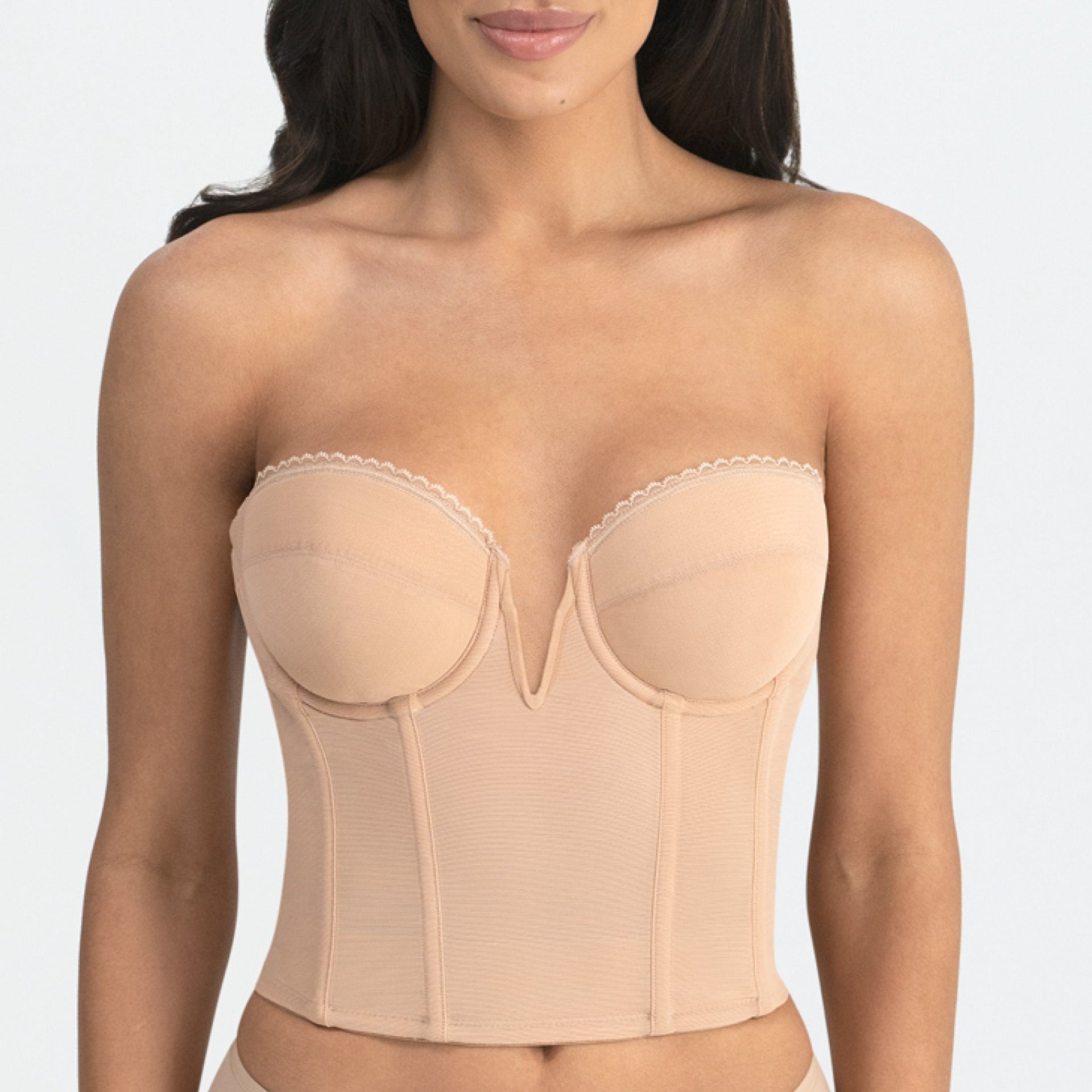 DOMINIQUE Women's Noemi Strapless Backless Bra, Color: Ivory, Size