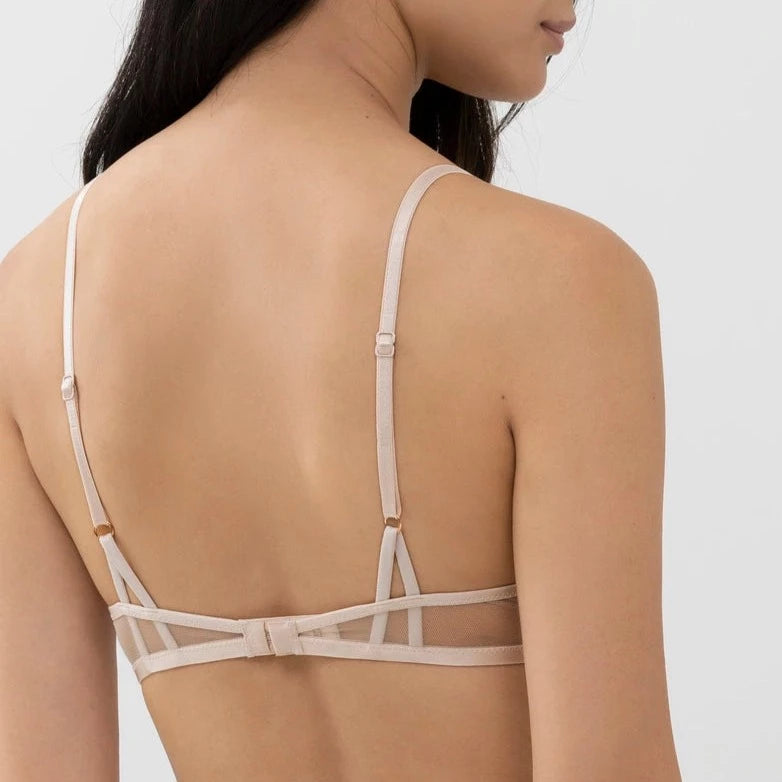 Mysterious Triangle Wired Bra In Limoncello - Mey