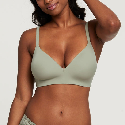 Montelle Pure Plus Full Coverage T-Shirt Bra in Sage