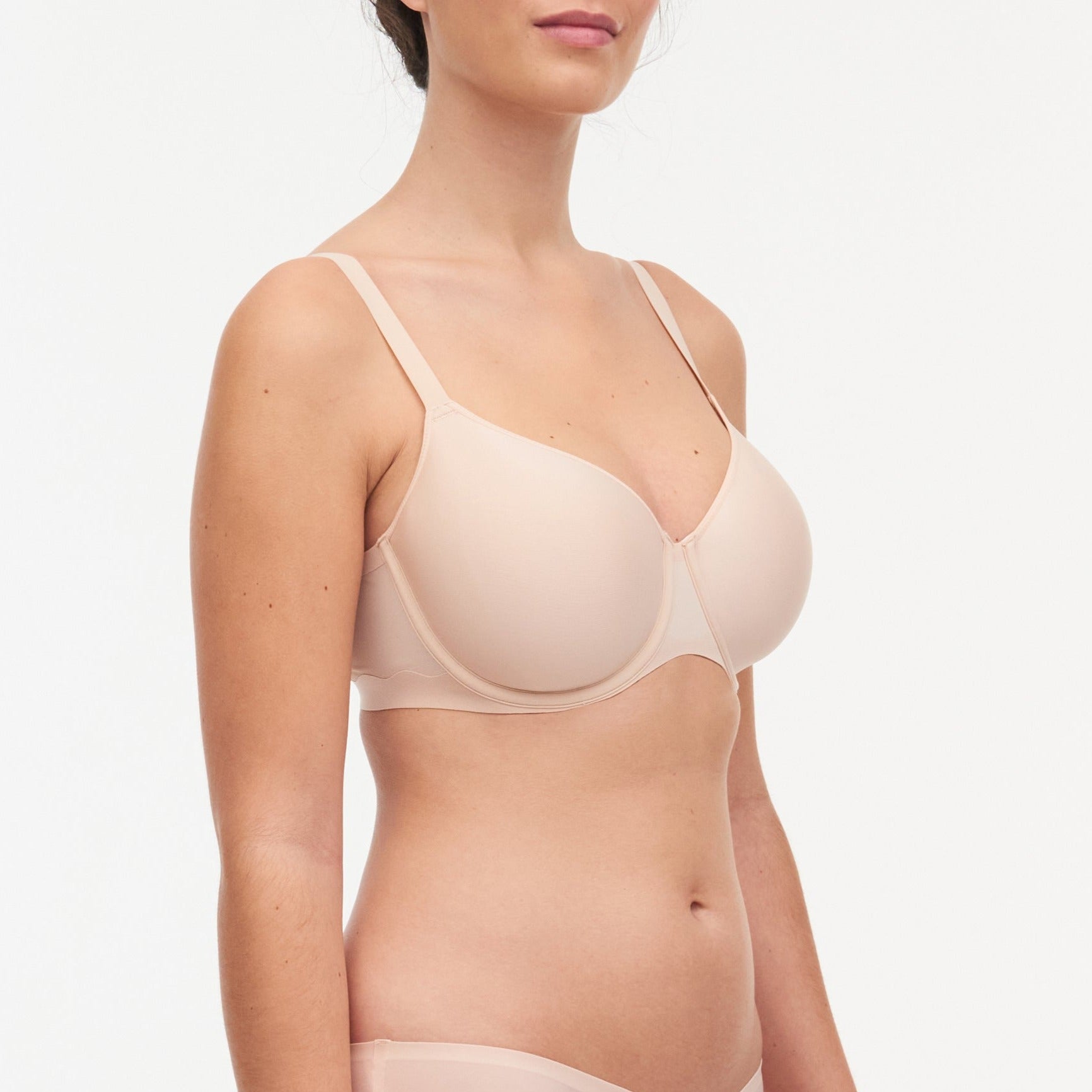 Women's Cotton Underwire T-Shirt Bra, Pack of 44 IA1345 Beige A at