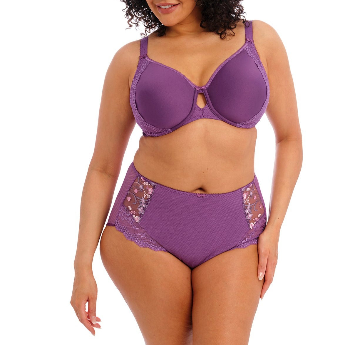 Charley Underwired Spacer Moulded Bra In Pansy - Elomi – BraTopia