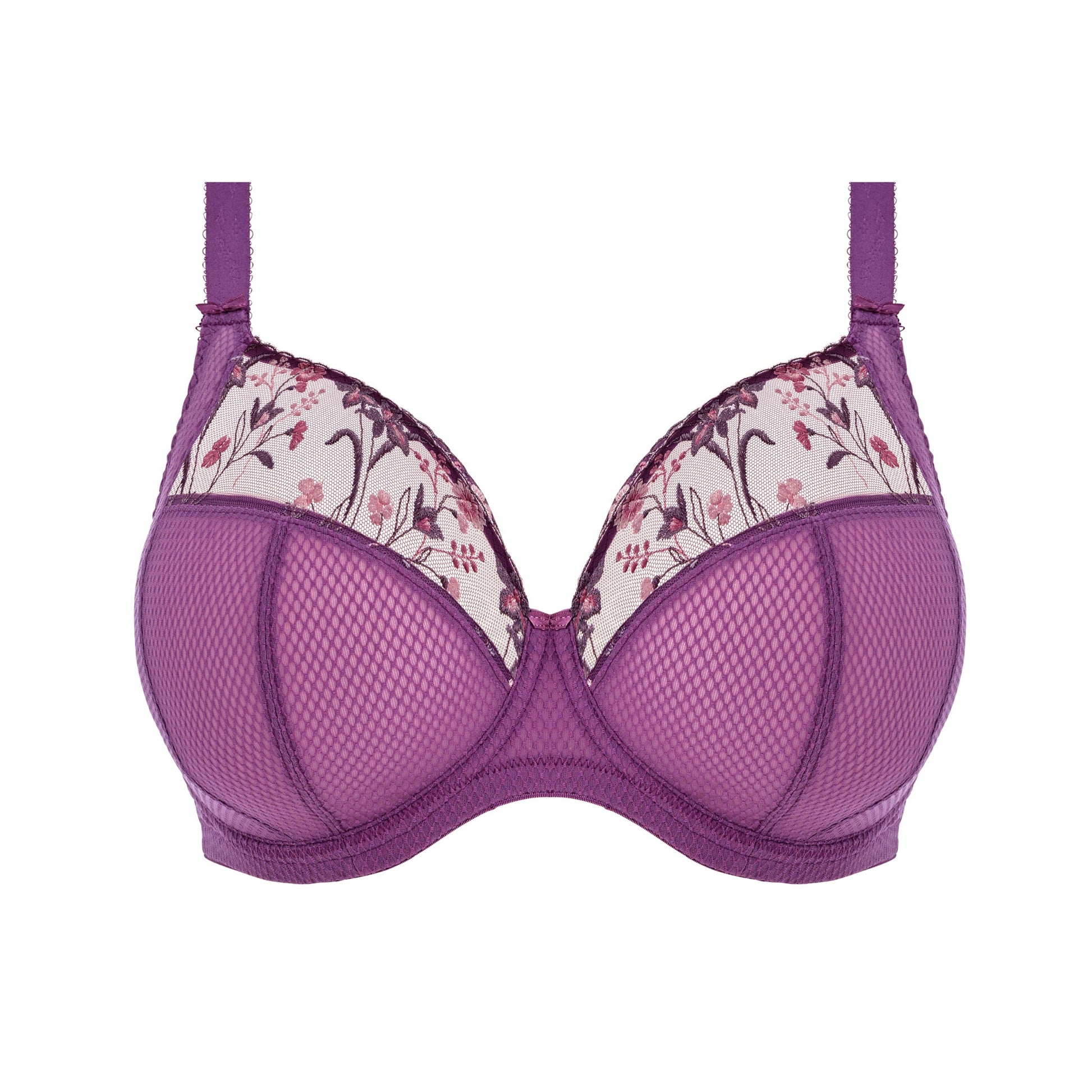 Charley Underwired Plunge Bra In Pansy - Elomi – BraTopia
