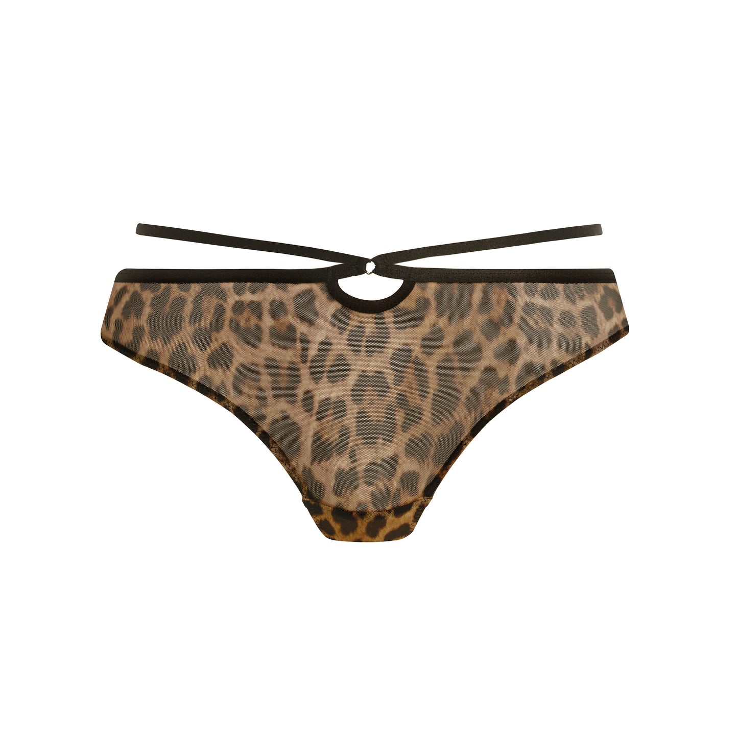 Wild Side Thong In Leopard - Freya