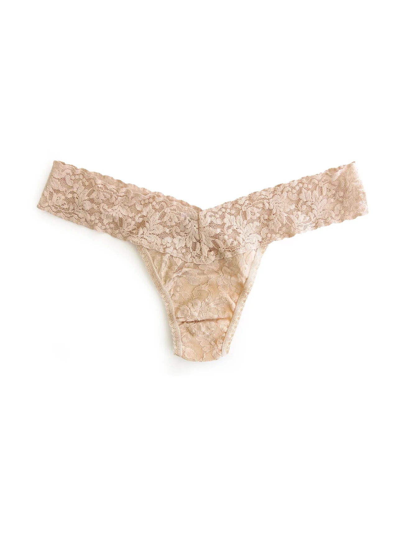 Petite Low Rise Signature Lace Thong In Smile More - Hanky Panky – BraTopia