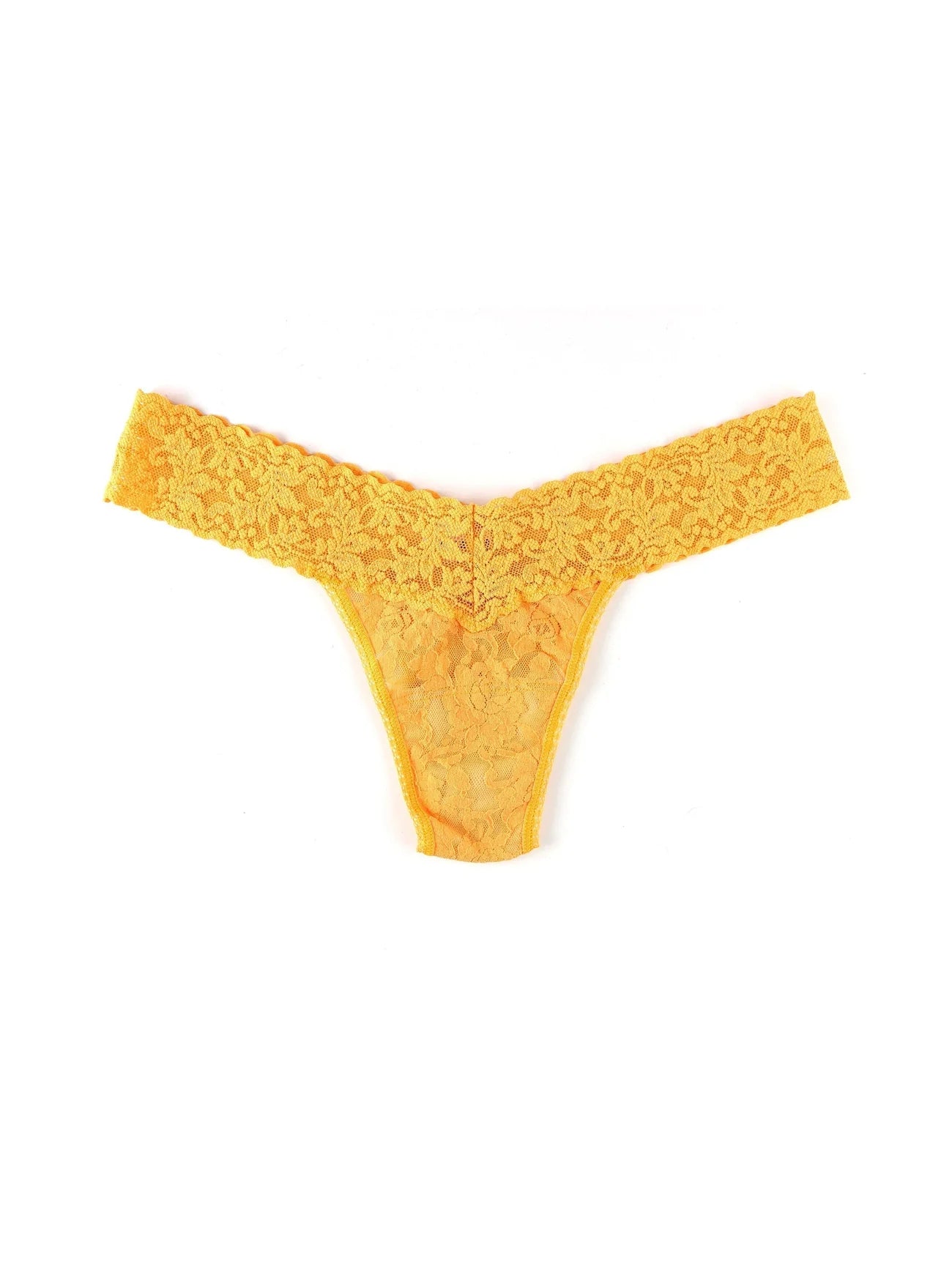 Low Rise Signature Lace Thong In Ginger Shot - Hanky Panky