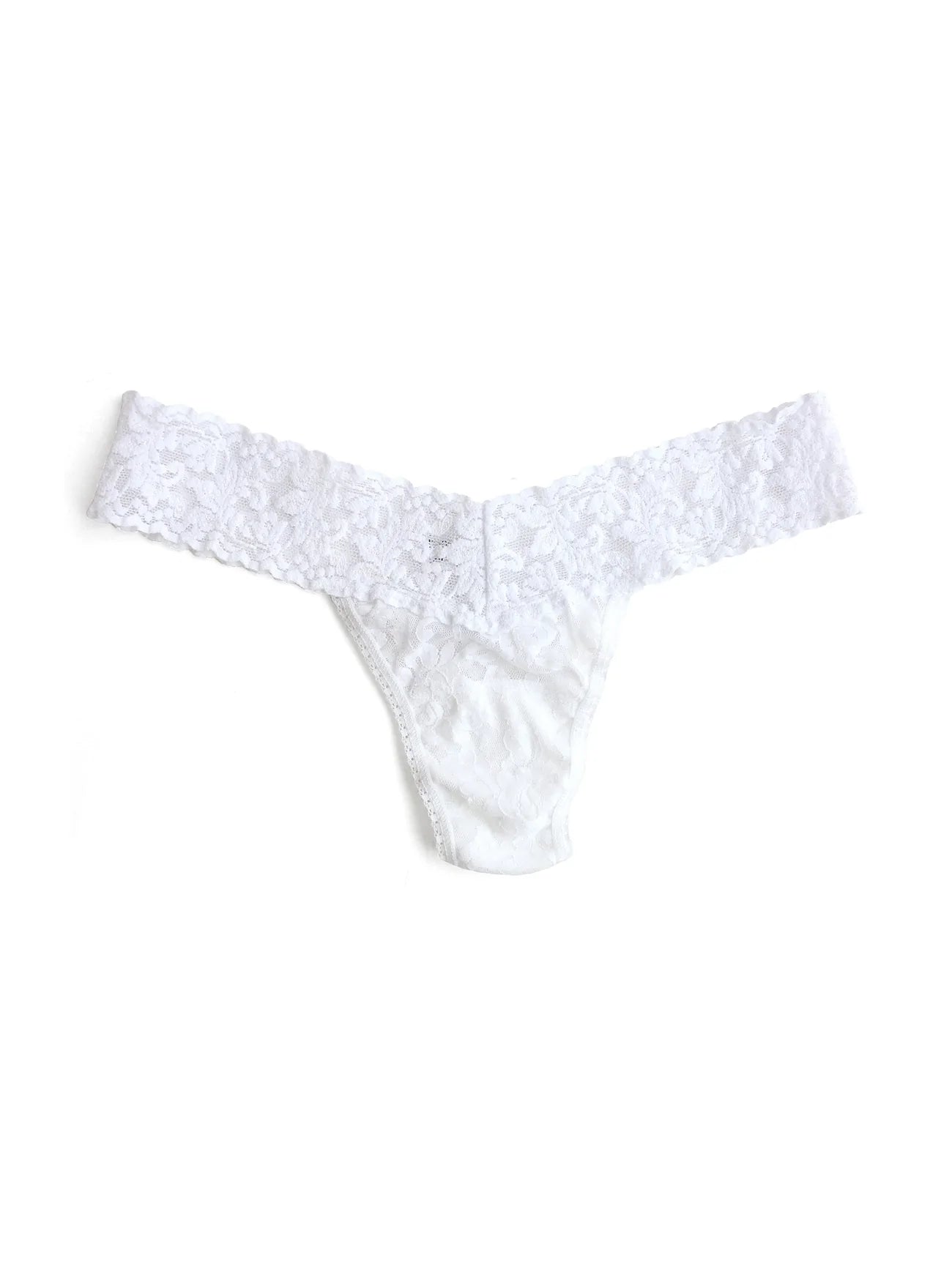 Low Rise Thong by Hanky Panky is a V-Shape Wonder in Lace | BraTopia