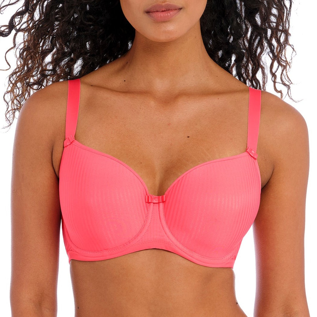 Idol Underwired Moulded Balcony Bra In Sunkissed Coral - Freya – BraTopia