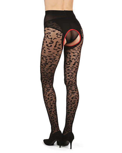 Born to Be Wild Tights In Black & Red - MeMoi