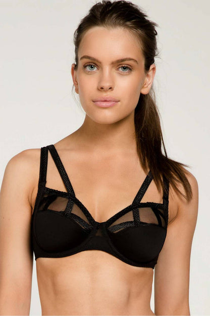 Serie Full Cup Bra In Black - Louisa Bracq