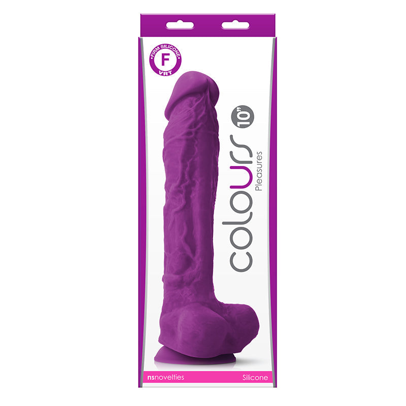 Pleasures 5" Dildo In Purple - Colours