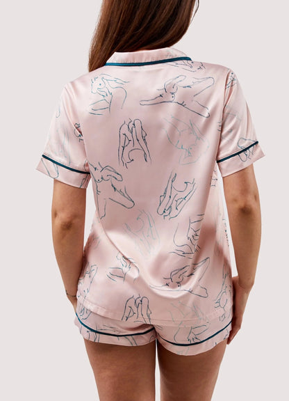 Felicity Hayward Venus Printed Pyjama Set In Venus Printed - Playful Promises
