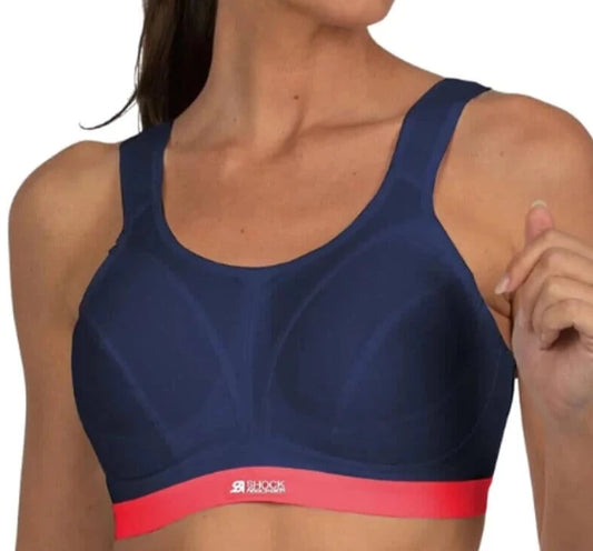 Soutien-gorge de sport classique Active D+ en bleu marine - Absorbeur de chocs