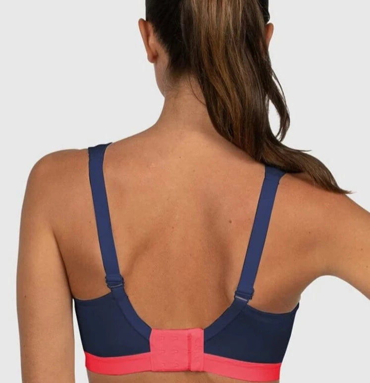 Active D+ Max Support Sports Bra Navy 32E