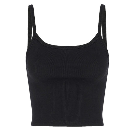 The After Bra Strappy Tank Top In Black - Bra:30