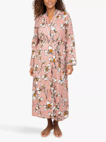 Audrey Floral Print Sleepwear Robe - Cyberjammies