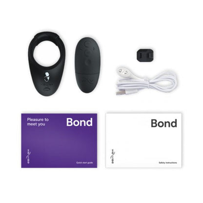 Bond Wearable Stimulation Ring In Black - We-Vibe