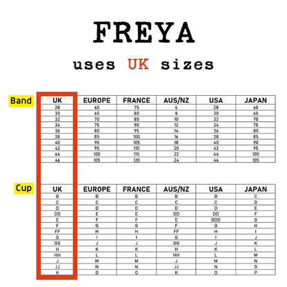 Freya Offbeat Decadence Uw Moulded Spacer Bra 32 Dd - Bras 