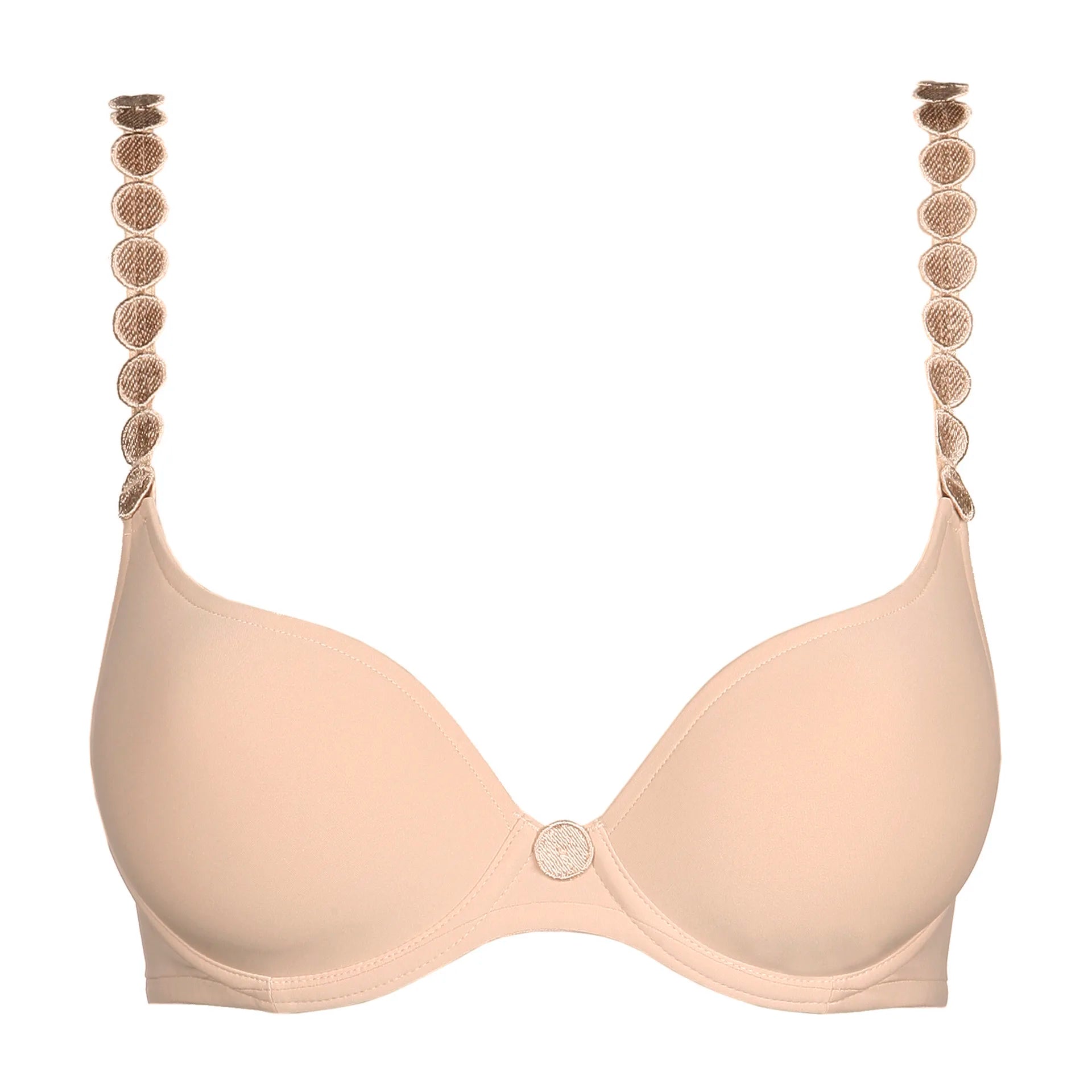 Buy Zivame Cuppa Contrast Padded Sweetheart Neckline Bra- Coral at