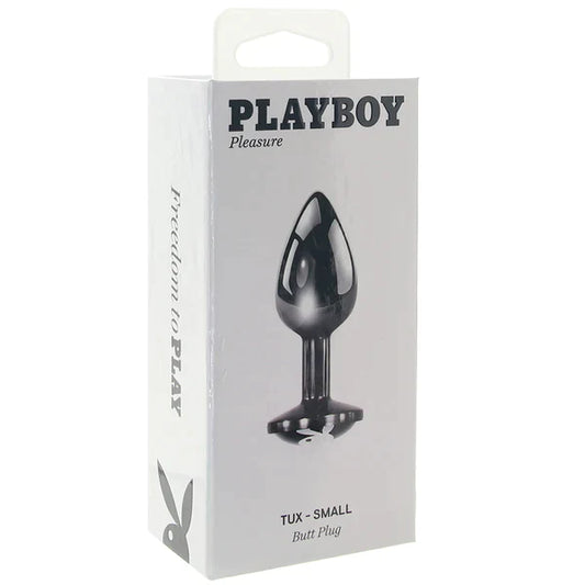 Playboy Tux Metal Plug In Black