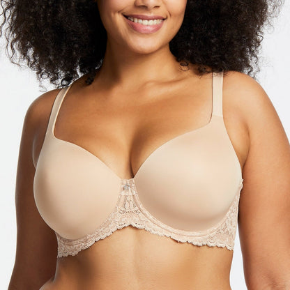 Montelle Pure Plus Full Coverage T-Shirt Bra in Sand - Busted Bra Shop